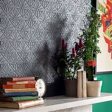 Canvas Paintable Textured Wallpaper Gray