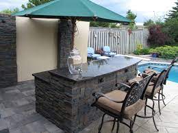 Poolside Bar Outdoor Stone Bar