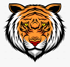 growling tiger png tiger face vector
