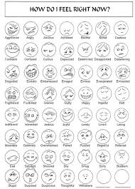 Feeling Faces Feelings Chart Feelings Emotions Emotion