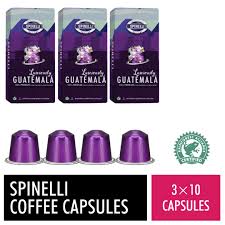 set of 3 spinelli coffee capsules
