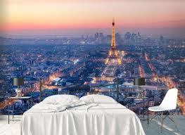 Evening Romantic Paris Wallpaper Modern