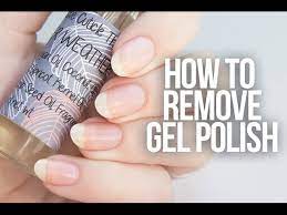 how to remove gel polish you
