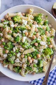 lemon broccoli pasta salad with feta