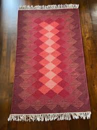 red kilim rug carpet from india