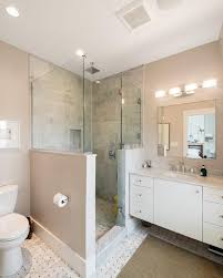 Master Bath Shower Half Wall Half