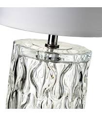 Table Lamp White And Transpa Glass