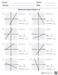 Pre Algebra Worksheets Linear