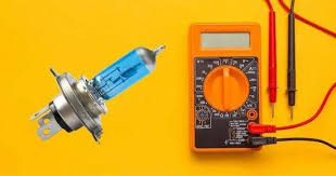 test a halogen bulb with a multimeter