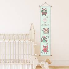 Personalized Owl Growth Chart Personalized