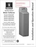 Morton water softener hardness setting