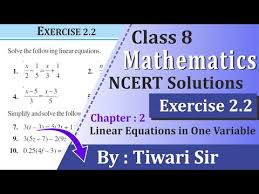 Class 8 Maths Chapter 2 Exercise 2 2