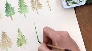 Paint Watercolor Trees For Beginners