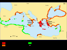 Le monde grec du IXe au Ve siècles avant J.-C. (carte et fond de carte) –  Cyberhistoiregeo-Carto