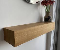 Floating Entryway Shelf With