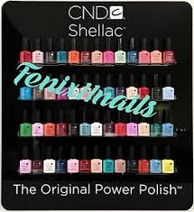 Details About Cnd Shellac Wall Display Rack Color Chart Holds 52 Uv Gel Polish Bottles Nib