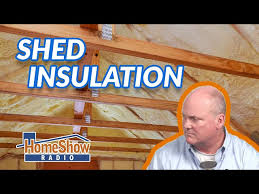how to insulate a metal roofed shed
