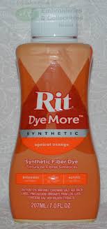 Rit Liquid Fabric Dye Dyemore Synthetic 207ml Apricot Orange