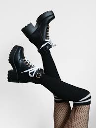 Koi Footwear Collaboration Ithil Biker Boots Raeyels