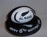 rugby ball cake tin kids party hire