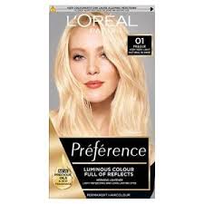 Preference Blondissimes 01 Lightest Natural Blonde Hair Dye