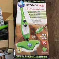 h2o 5 in 1 steam mop lean green x5