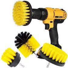 Try holikme power scrubbing drill brush cleaning brushes and scouring pads that attach to any cordless drill. Amazon Com Original Drill Brush 360 Attachments 3 Pack Kit Medium Yellow All Purpose Cleaner Scrubbing Brushes For Bathroom Surface Grout Tub Shower Kitchen Auto Boat Rv Home Kitchen