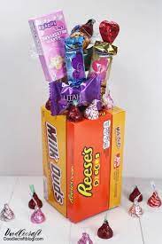 how to make a valentine candy bouquet