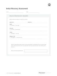 precision nutrition essment forms