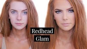makeup for redheads tutorial green