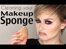 to clean your makeup sponge