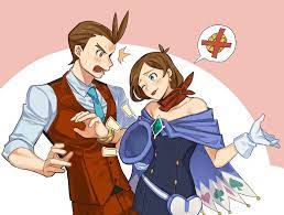 apollo justice and trucy wright (ace attorney and 1 more) drawn by  tan_(mikacandy) | Danbooru