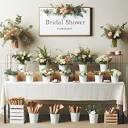 Bridal Shower Flower Bar, How to DIY guide and free sign printable ...