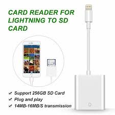 Lightning To Sd Card Camera Reader Card Readers Adapter For Iphone Ipod Apple Walmart Canada