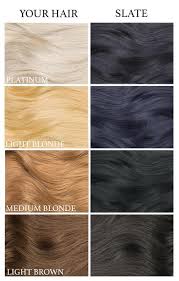 The process depends on your natural hair color and. Slate Grey Hair Dye Lunar Tides