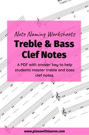 Yes, the treble cleff is also known as the g cleff, while the bass cleff is also known as the f cleff. Note Naming Worksheets Treble And Bass Clef Notes Pdf
