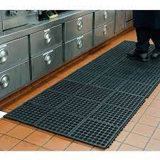 rubber cal dura chef interlock anti fatigue mats 5 8 inch x 3ft x 3ft black rubber matting