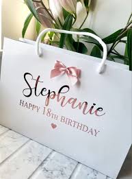personalised birthday gift bags luxury