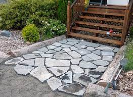 how to install stone walkway diy