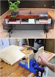 25 Diy Sofa Table Plans To Build Your
