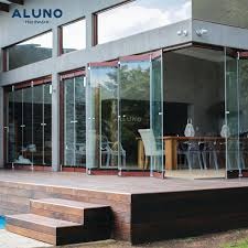 Luxury Glass Partition Folding Door