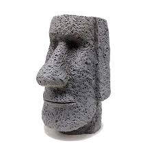 Concrete Island Stone Head Statue Molds