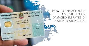 lost your emirates id card