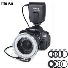 Us 21 57 25 Off Meike Fc 100 Speedlite Macro Led Ring Flash Light Studio Photo For Nikon D200 D3100 Canon Eos 70d 60d T4i T3i 6d Dslr Camara In