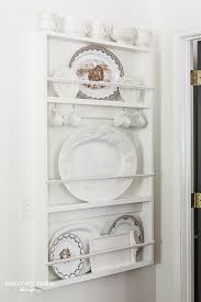 A New Plate Rack In The Kitchen