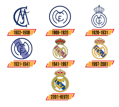 Founded on 6 march 1902 as madrid football club. Real Madrid Logo Logo Zeichen Emblem Symbol Geschichte Und Bedeutung