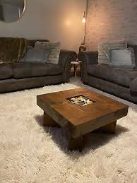 Solid Wood Sleeper Coffee Table