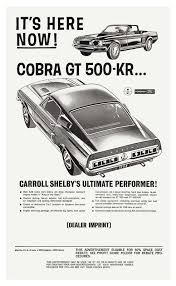 1968 mustang shelby gt500kr fastback