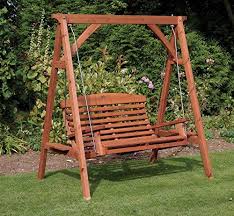 Apex Luxury Wooden Garden Swing Seat