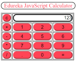 a calculator using javascript